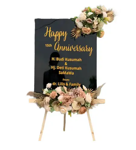 Papan Bunga Akrilik Simpur