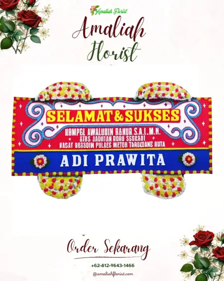 Papan Bunga Ucapan Selamat Simpur